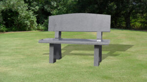 Bench with Oval Back