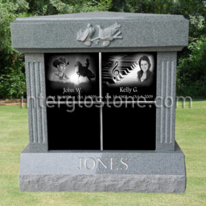 FOUR Niche MEMORIAL with Fluted Columns