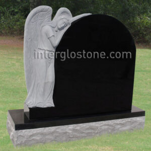 Leaning Angel 2 Headstone