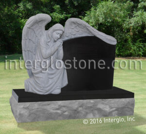 Praying Angel 1 Headstone