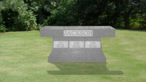 Simple Cremation Bench