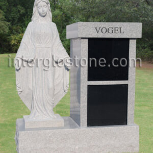 Vertical TWO NICHE Cremation Memorial